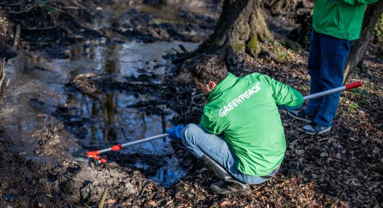 Greenpeace: rákkeltő anyagok és nehézfémek szennyezik az oroszlányi Pénzes-patakot