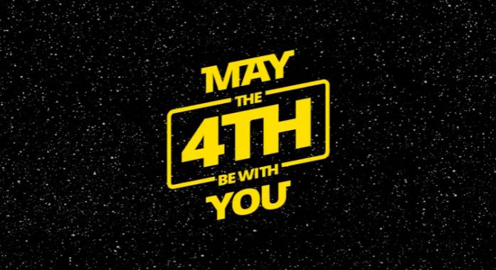 May the 4th be with you!, vagyis Május negyedike legyen veled!