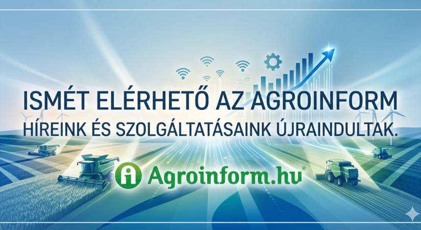Újra elérhető az Agroinform
