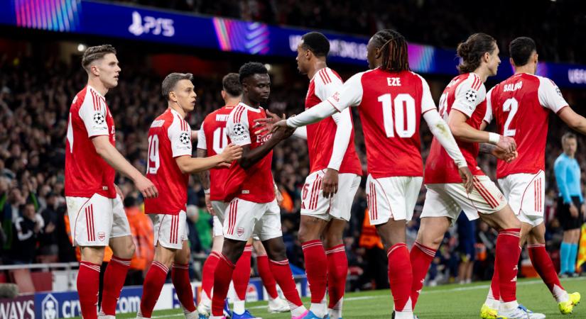 BL: Saka góljával az Arsenal legyőzte az Atlético Madridot és bejutott a döntőbe