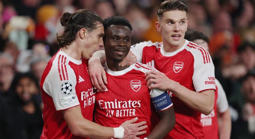 Bukayo Saka gólja BL-döntőt ért az Arsenalnak az Atlético ellen
