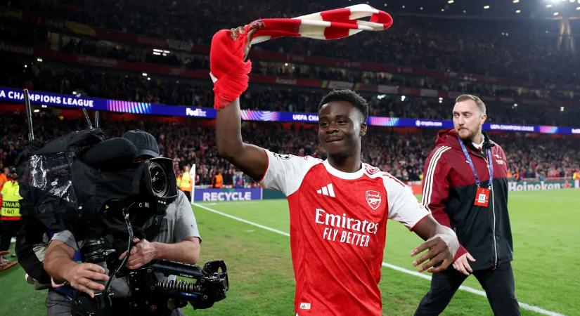 Bukayo Saka: Gyönyörű ez a történet, remélem, jól végződik Budapesten