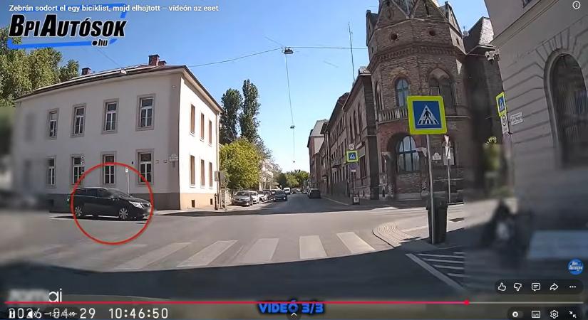 Elütött biciklis, totálkáros taxi és életveszély az M7-esen – sokkoló videók kerültek elő (VIDEÓ)
