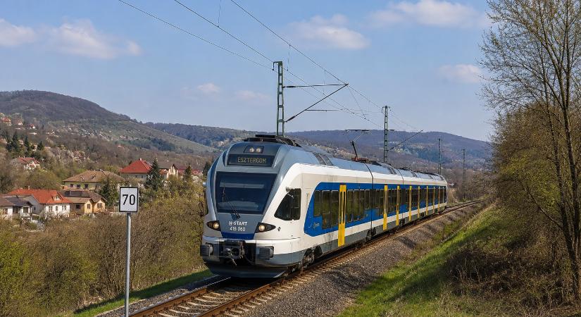 Hétvégén Angyalföldig közlekednek az esztergomi vonatok