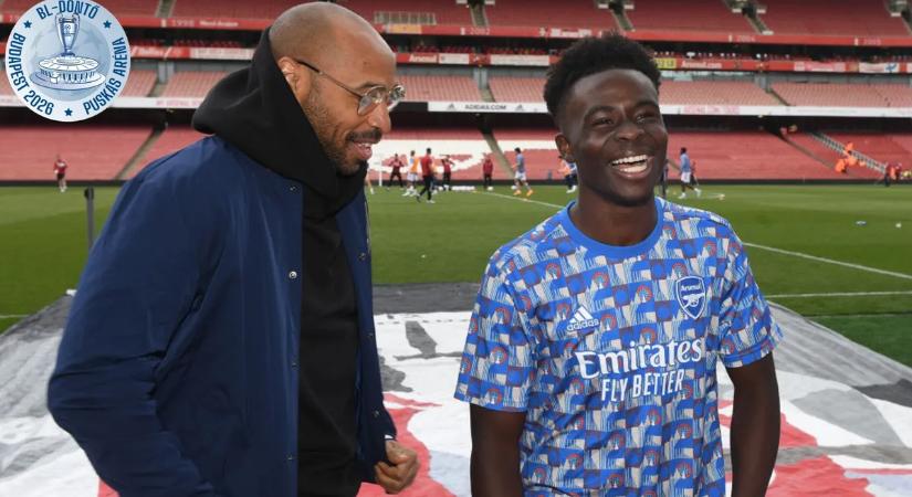 Mi voltunk a Legyőzhetetlenek, ti lesztek a Felejthetetlenek – Thierry Henry Bukayo Sakának