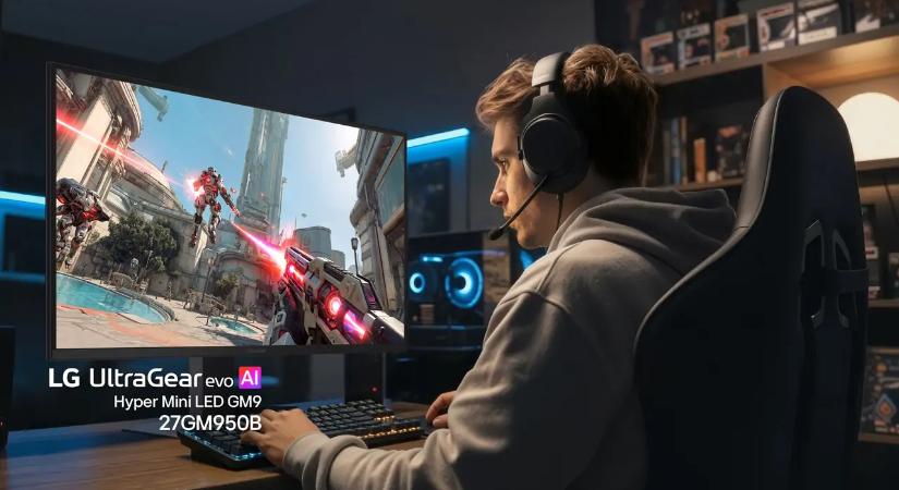 Ha a 4K már nem elég, az LG új 5K-s monitorja 165-tel száguld