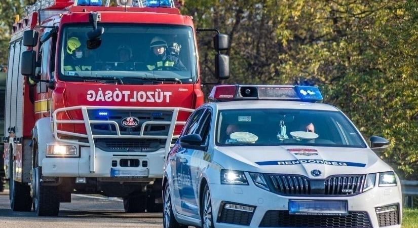 Dugóra kell számítani: Tömegkarambol Bicske közelében