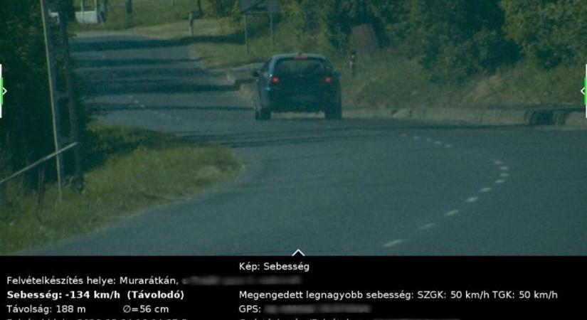 134-gyel a zalai faluban! A száguldásért gigabírságot kapott az alfás