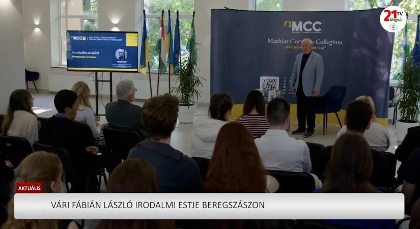 Aktuális (2026.05.06) - Vári Fábián László irodalmi estje Beregszászon (videó)