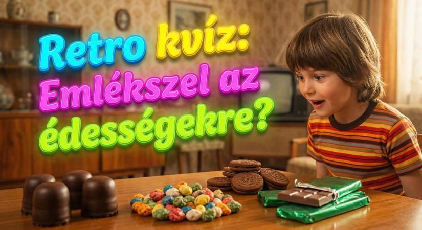 Retro kvíz: Emlékszel még a legfinomabb édességekre?