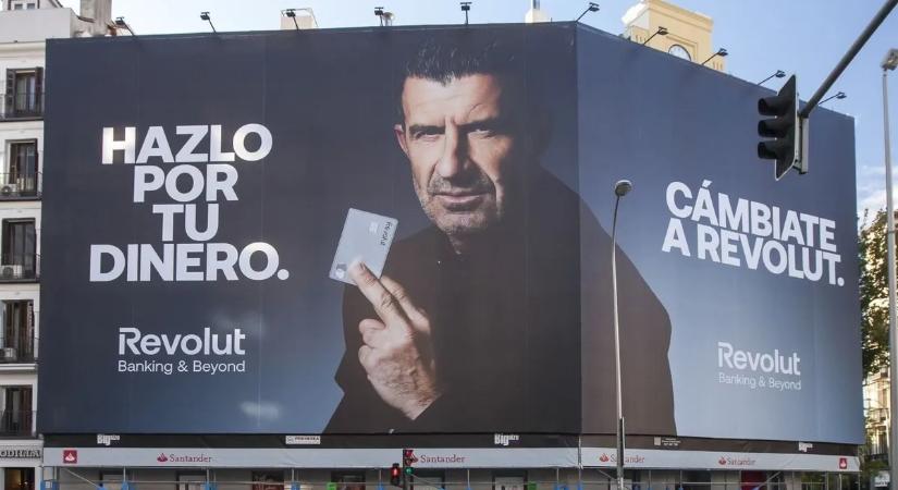 „Tedd meg a pénzedért!” – üzeni Luis Figo a Revolut ibériai reklámkampányában