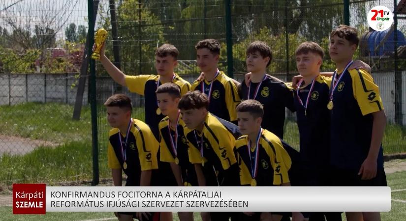 Konfirmandus focitorna a Kárpátaljai Református Ifjúsági Szervezet szervezésében (videó)