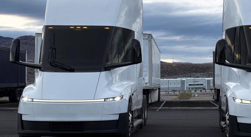 Jelentős rendelés érkezett a Tesla kamionjára