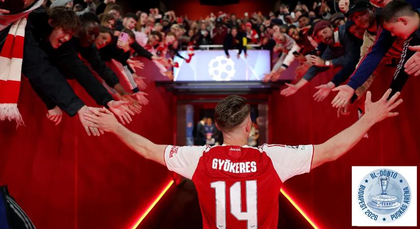 Magyar származását emelte ki Gyökeres az Arsenal BL-sikere után