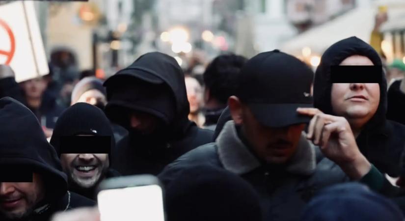 Nyomozás indult a győri Orbán-beszéd „fekete pufajkásai” ellen