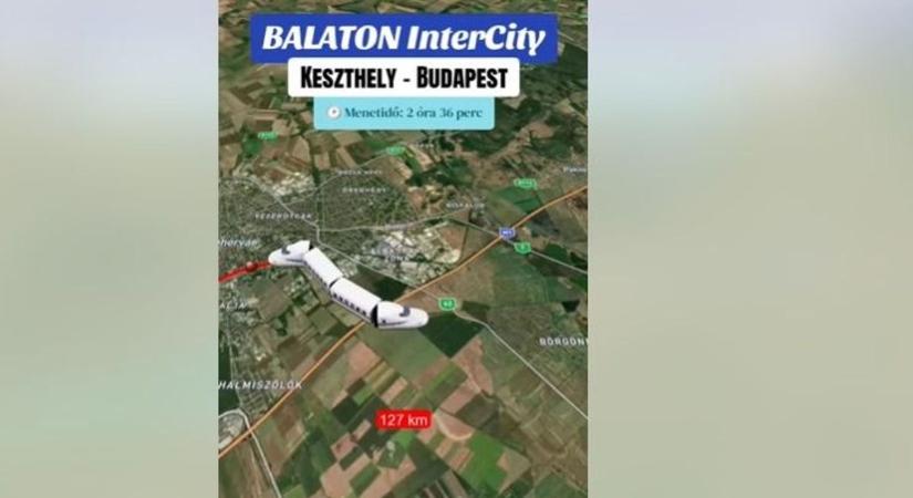 Látványos videón a Székesfehérvárt is érintő vonat útvonala! (videó)