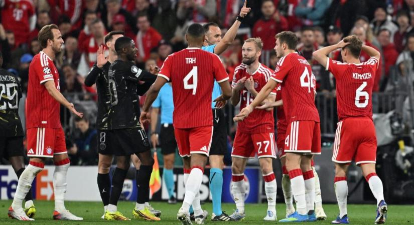 BL-elődöntő: ezért nem járt tizenegyes a Bayernnek a PSG-játékos kezezése után