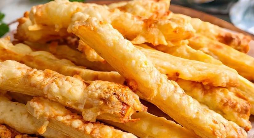3 hozzávalós, ropogós sajtos rúd: egyszerűbb nem is lehetne