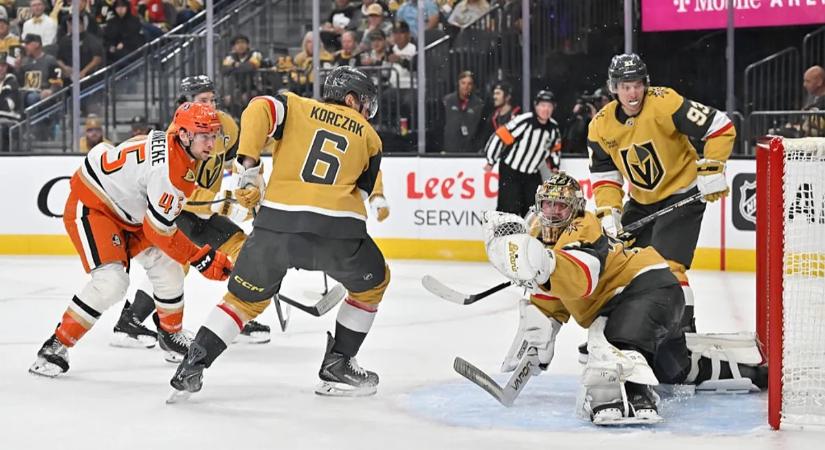 NHL: az Anaheim elvette a Vegas pályaelőnyét a főcsoport-elődöntőben