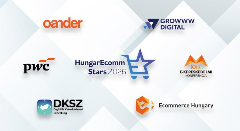 Kik lesznek idén Magyarország legvilágpiacképesebb e-kereskedői? Elindult a nevezés a 2026-ös HungarEcomm Stars díjra