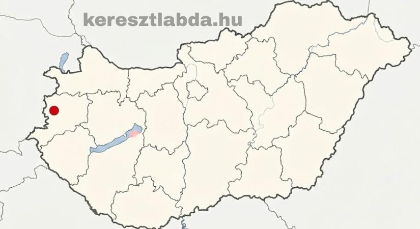 Földrajz feladat: Nyugat-Dunántúl piros jelölése, melyik várost mutatja a vaktérkép?