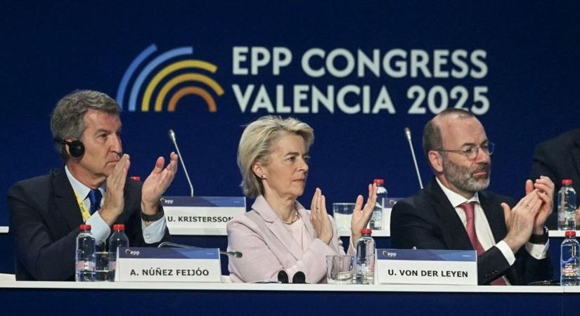 Ez a nap is eljött: Von der Leyen és Weber védte meg a magyar EU-biztost a Tisza Párt támadásától