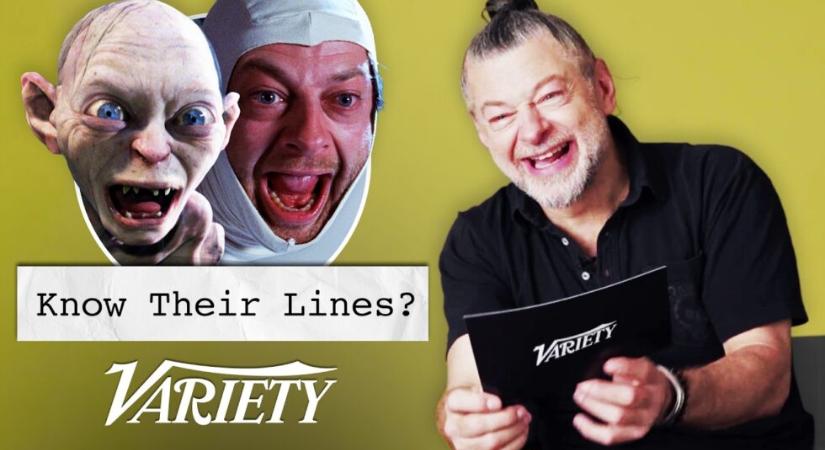 Andy Serkis jól emlékszik a szövegeire, akár Gollamként vagy Caesarként mondta – videó