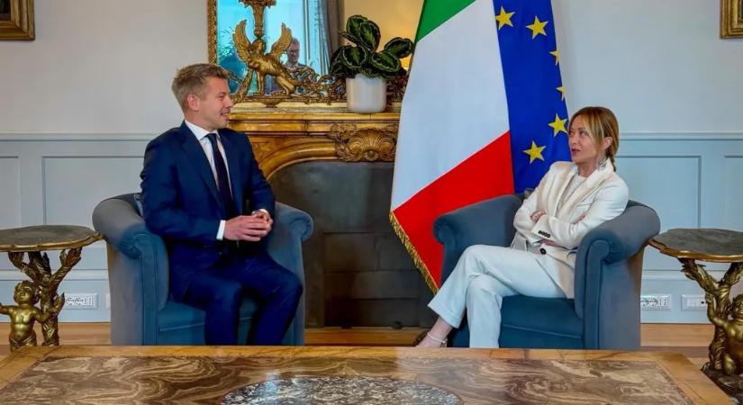 Magyar Péter egyeztetett Giorgia Melonival, szóba került a trieszti magyar kikötő is
