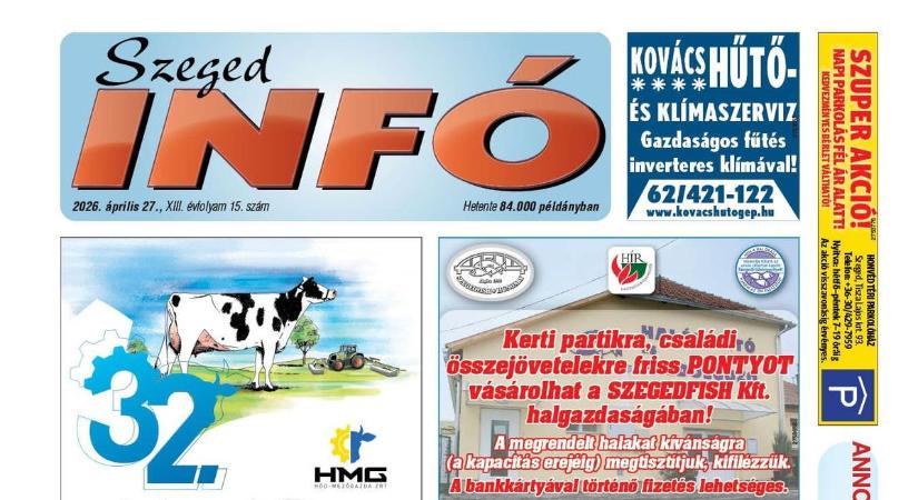 Szeged Infó 2026.04.27-i lapszáma