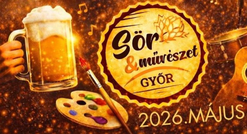 Kezdődik a III. Sör & Művészet fesztivál a Győr belvárosában