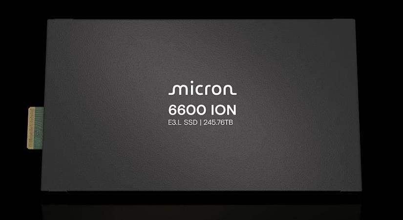 Brutális kapacitású, 245 TB-os SSD kiadását jelentette be a Micron