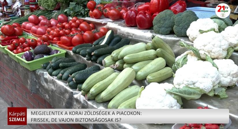Megjelentek a korai zöldségek a piacokon: frissek, de vajon biztonságosak is? (videó)