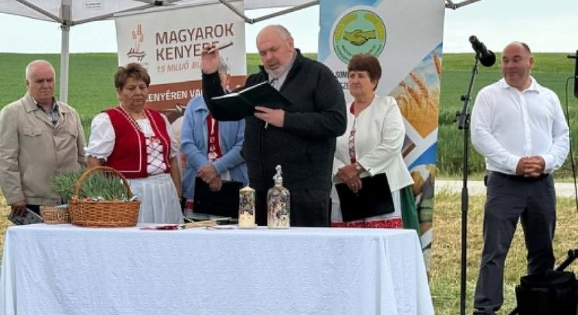 Búzaszentelő ünnepségen kértek áldást a termésre Bábonymegyeren