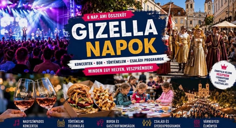 Megelevenedik a történelem Veszprém belvárosában – Mutatjuk, mi vár a Gizella-napokon