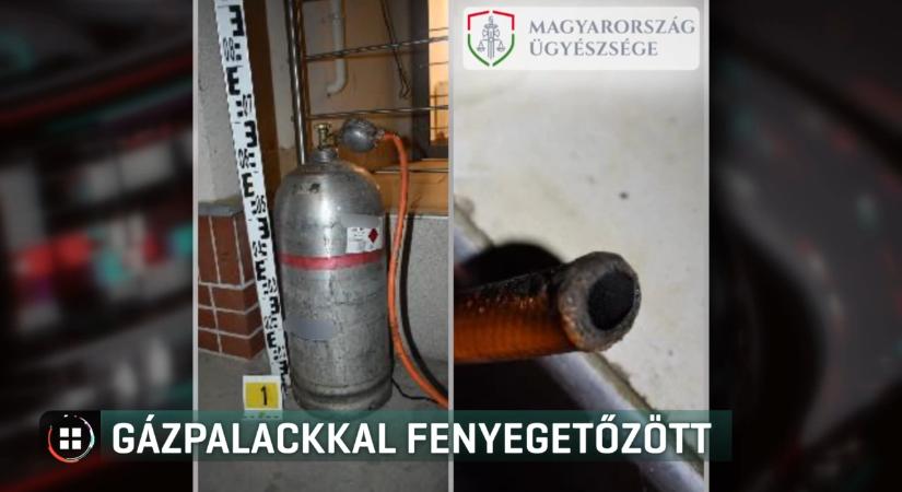 Szamurájkarddal fenyegetőzött, majd égő gázpalackkal rohant az utcára egy férfi Karcagon