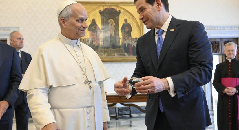 Úgy tűnik, Marco Rubio elsimította a Donald Trump keltette feszültséget XIV. Leó pápával