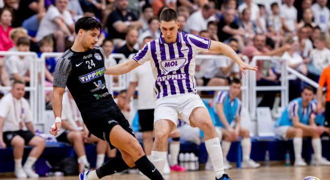 A címvédő legyőzésével fél lábbal döntőben az Újpest