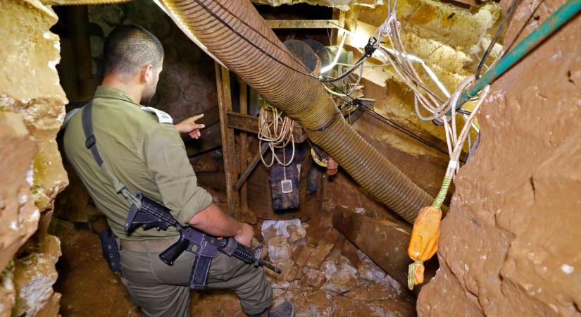 A Hezbollah föld alatti alagúthálózatára bukkantak, Izrael szerint a terrorszervezet továbbra sem akar valódi békét (VIDEÓ)