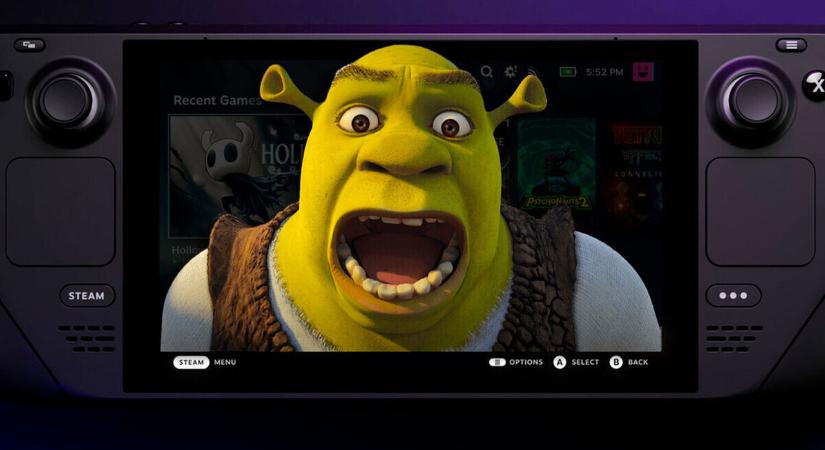 Steam Deck: Shrek ment a gépen, ezért a Valve javított rajta!