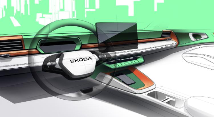 Olcsó villanyautó, igényes belsővel – villantós lesz a Škoda új elektromos crossovere