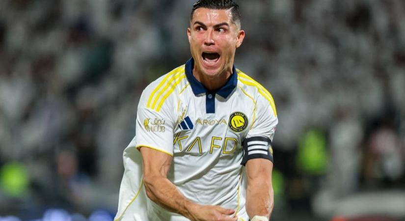 Cristiano Ronaldo beverte a 100. gólját a szaúdi ligában is