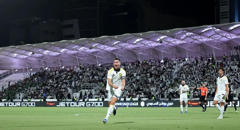 Cristiano Ronaldo megszerezte 100. gólját Szaúd-Arábiában
