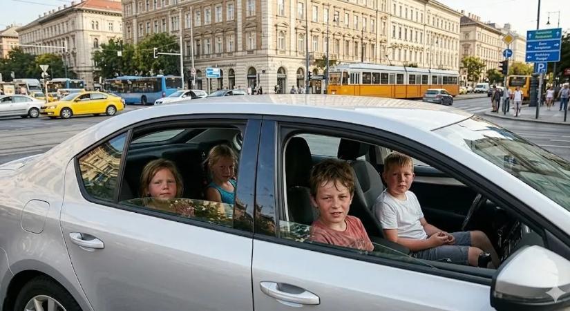 Az év legforróbb napján a kocsiba zárta gyerekeit a miskolci asszony