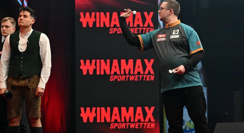 Darts: Kovács Patrik újra meccset nyert az European Touron