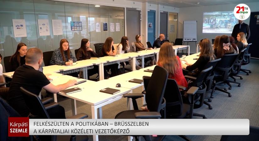Felkészülten a politikában – Brüsszelben a kárpátaljai közéleti vezetőképző (videó)