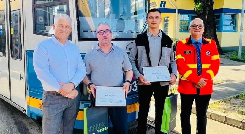 Részletesen elmondták a hős debreceni villamosvezetők, hogyan zajlott az életmentés - videóval