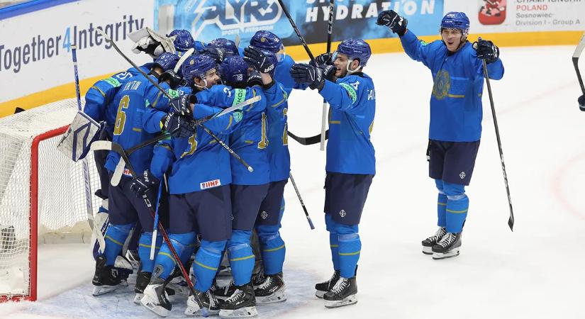 Kazahsztán nyerte meg a divizió 1/A-s hoki-vb-t, Ukrajna is feljutott az elitcsoportba