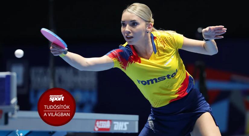 Asztalitenisz-vb: Szőcs Bernadette vezetésével elődöntős a román válogatott