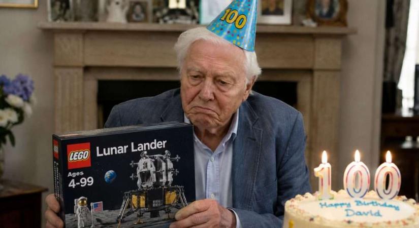 A Lego úgy köszöntötte Sir David Attenborough-t, ahogy csak a Lego tudja