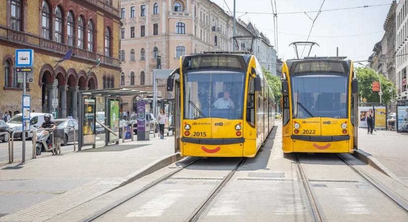 Nem járnak a villamosok a Blahánál
